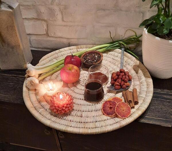عکس ایده هفت سین حصیری