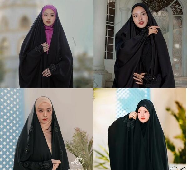 عکس لیسا با حجاب
