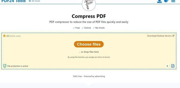 کاهش حجم عکس آنلاین pdf