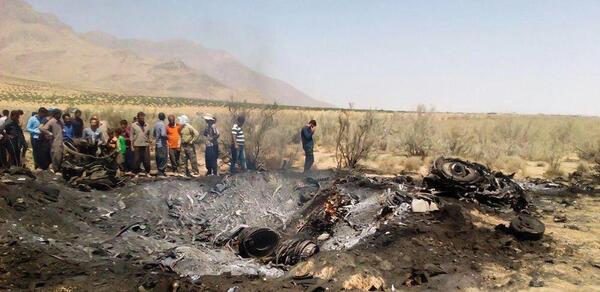 عکس جنگنده سقوط کرده
