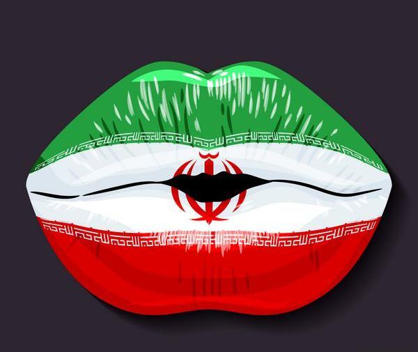 عکس پرچم ایران قلب