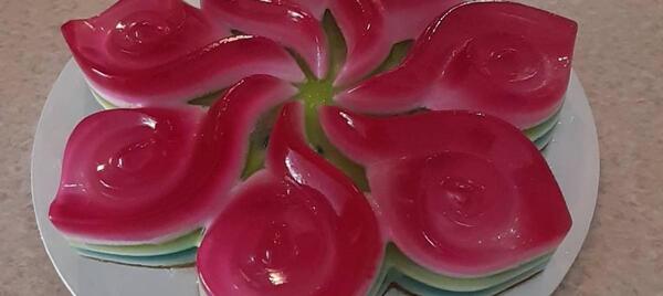 عکس ژله ی رنگین کمان
