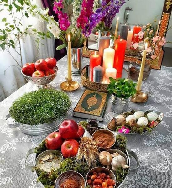 عکس هفت سین مدرن