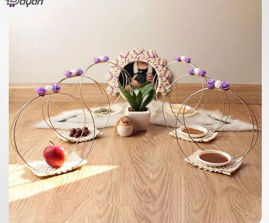عکس ایده برای سفره هفت سین با چوب