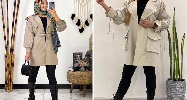 عکس بارانی زنانه