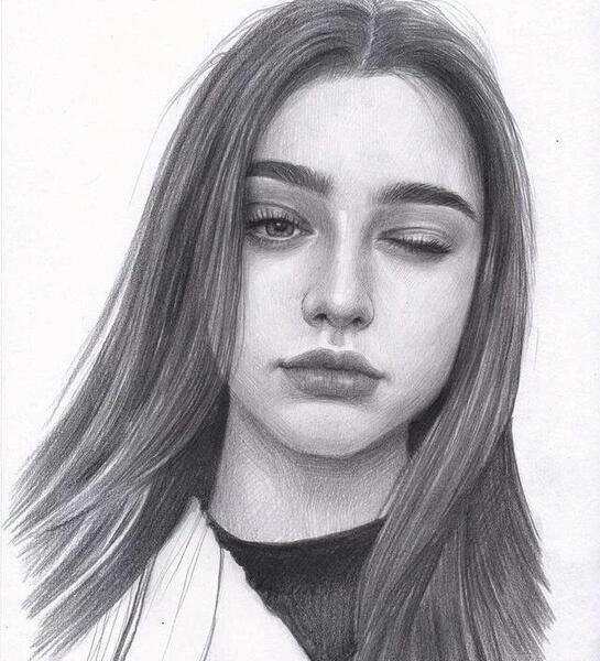 عکس ایده نقاشی سیاه قلم