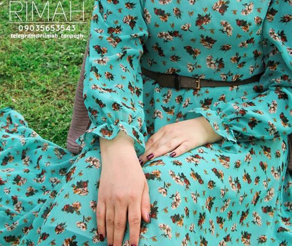 عکس پیراهن گلدار زنانه