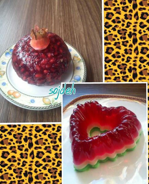 عکس ژله مخصوص شب یلدا