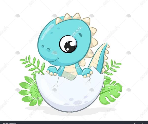 عکس دایناسور نوزاد
