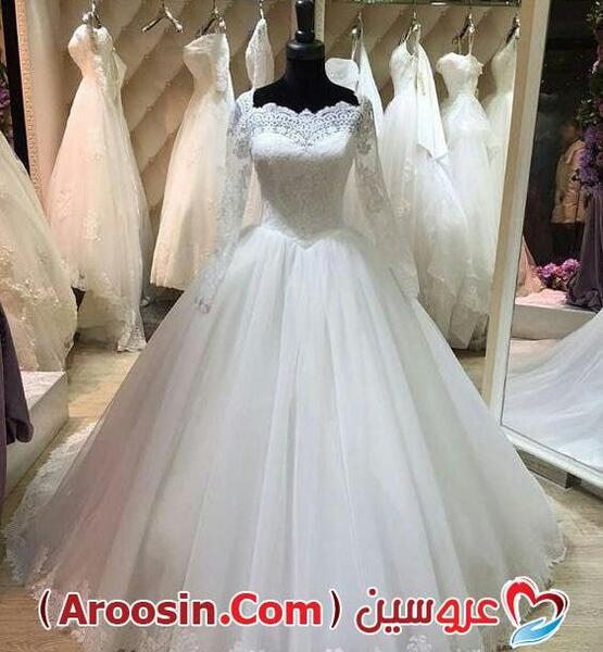 عکس لباس عروس آستین دار جدید