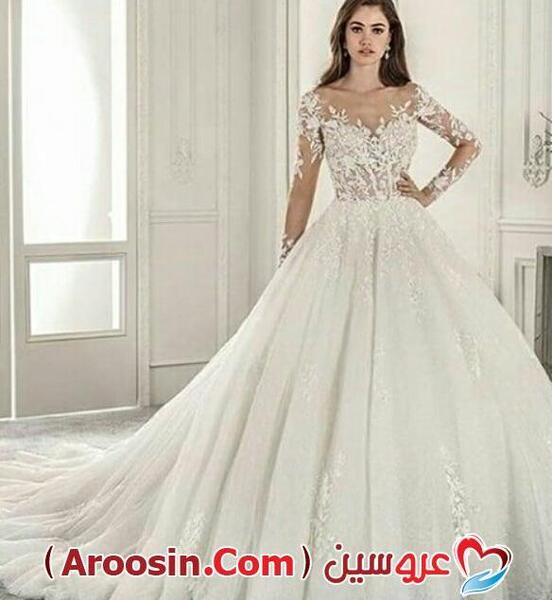 عکس لباس عروس آستین دار جدید