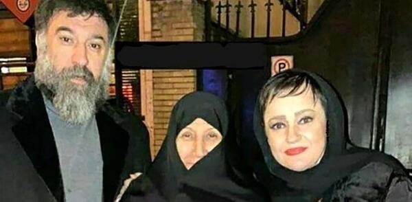 عکس مادر علی انصاریان بعد فوت پسرش