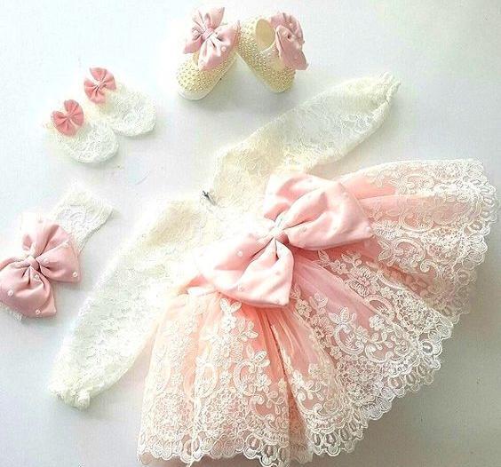 عکس لباس نوزادی مجلسی