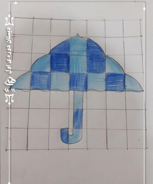 عکس نقاشی شطرنجی ساده