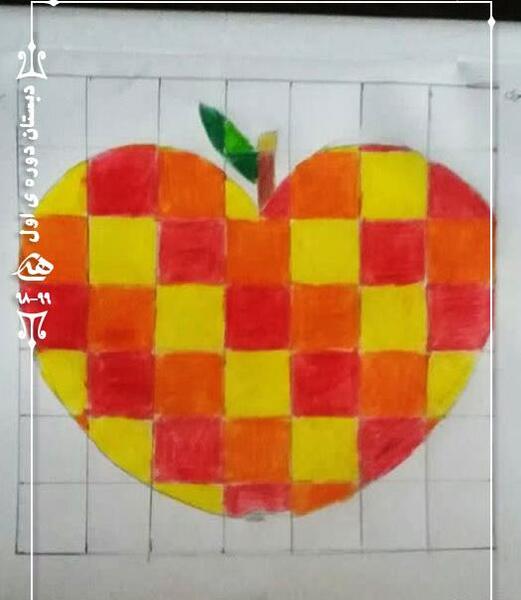 عکس نقاشی شطرنجی ساده