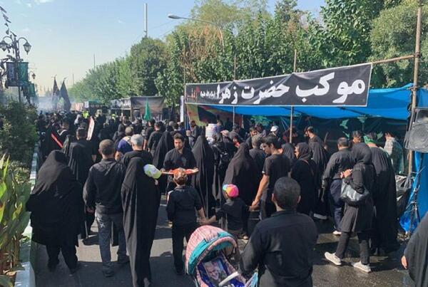 عکسهای پیاده روی اربعین تهران
