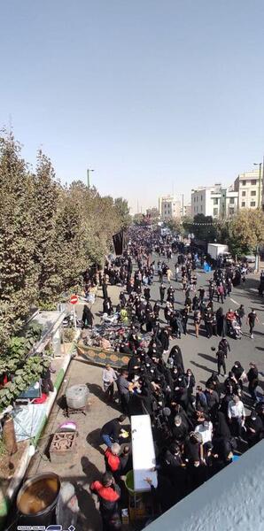 عکسهای پیاده روی اربعین تهران