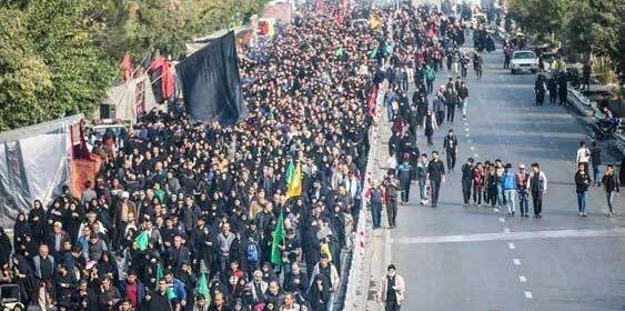 عکسهای پیاده روی اربعین تهران