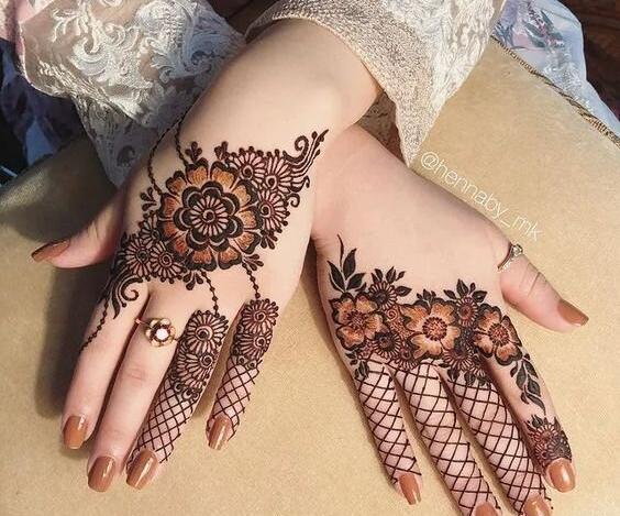 عکس رنگ موی حنا هندی
