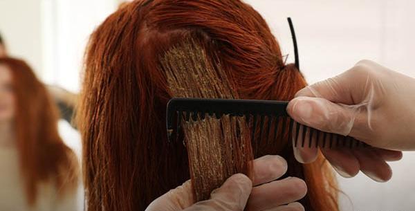 عکس رنگ موی حنا هندی