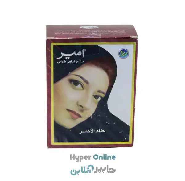 عکس رنگ موی حنا هندی