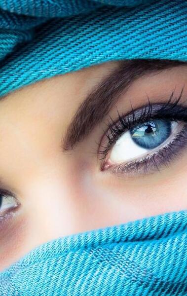 عکس دختر خوشگل چشم آبی