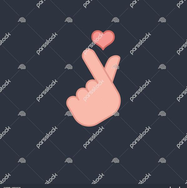 عکس کیوت قلب کره ای