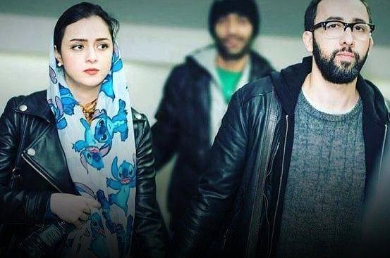 عکس ترانه علیدوستی در حال سیگار کشیدن
