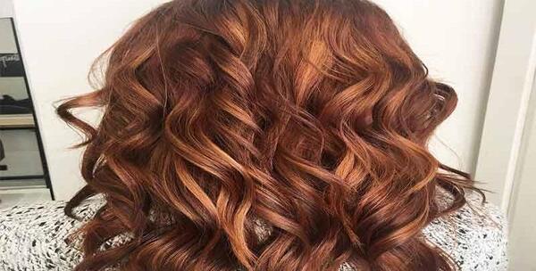 عکس رنگ موی ماهگونی تیره