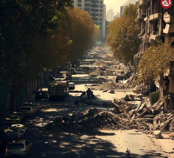 عکس زلزله تهران