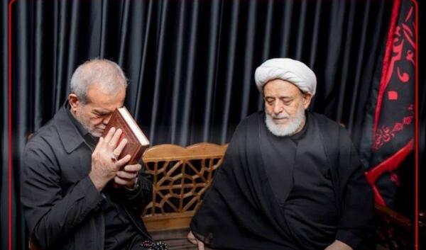عکس شیخ حسین انصاریان عموی علی انصاریان