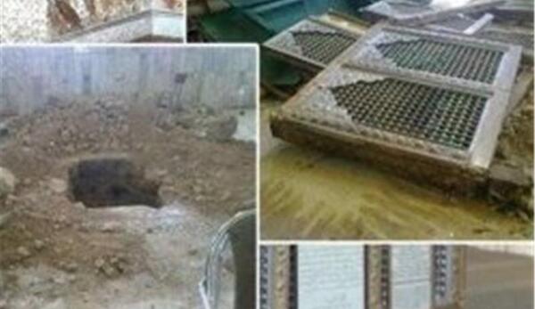 عکس جنازه حجربن عدی بعد از نبش قبر