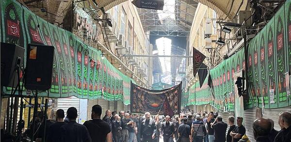 عکس روز عاشورا در بازار تهران