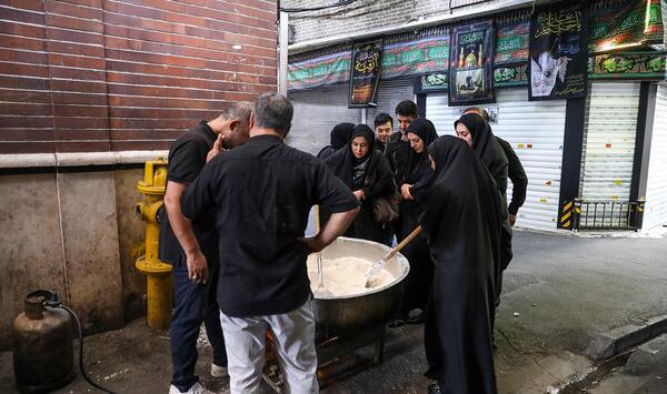 عکس روز عاشورا در بازار تهران