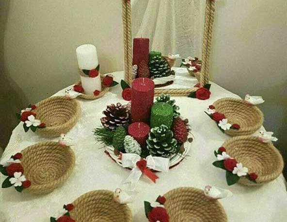 عکس ایده های سفره هفت سین دست ساز