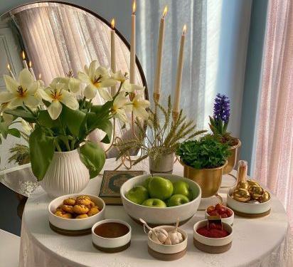 عکس ایده های سفره هفت سین دست ساز