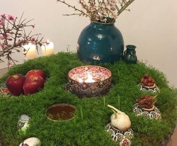 عکس ایده های سفره هفت سین دست ساز