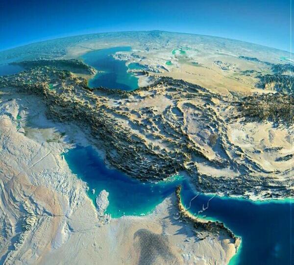 عکس کره زمین قسمت ایران