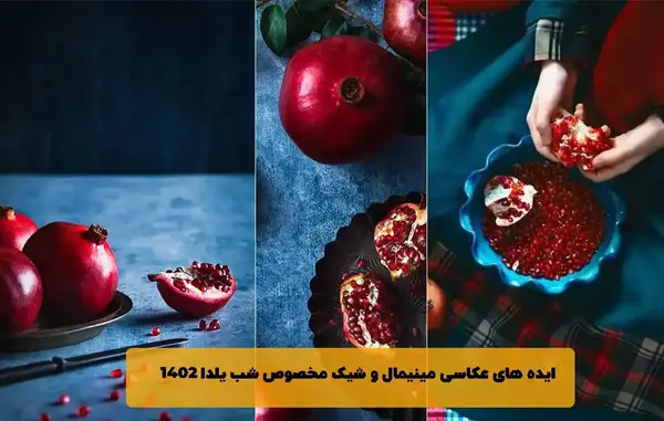ژست عکس یلدایی
