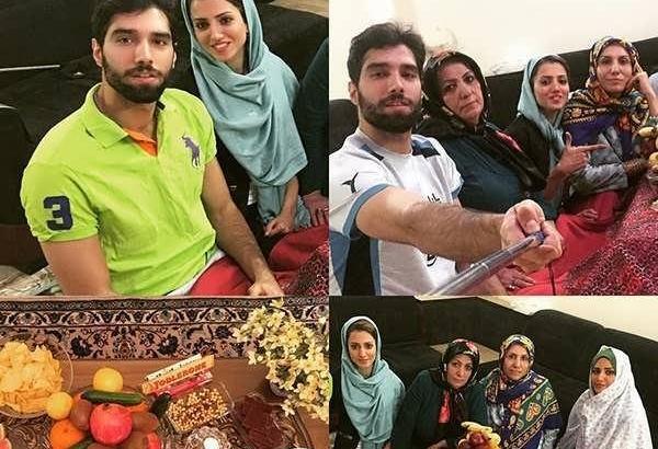 ژست عکس یلدایی