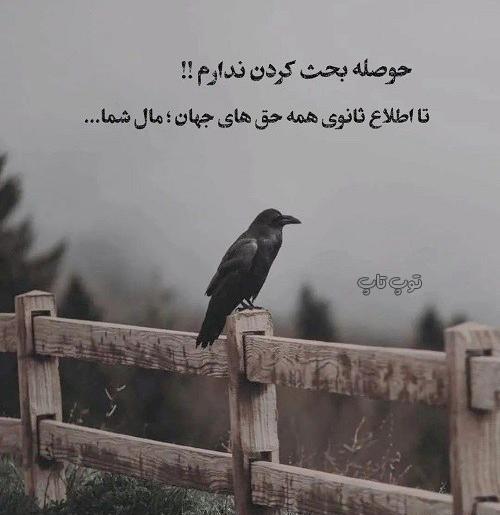 سنگین عکس نوشته طعنه دار خفن