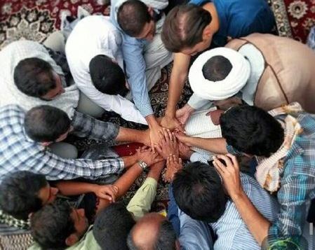 عکس نوشته من طلبه ام