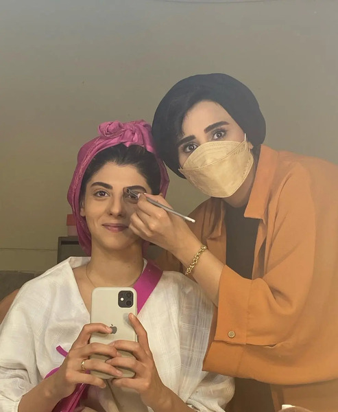 عکس مهسا خواننده و دخترش