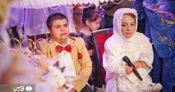 عکس عروس و داماد کوتوله
