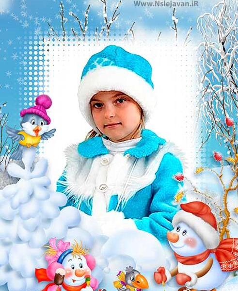 عکس بک گراند زمستانی فانتزی