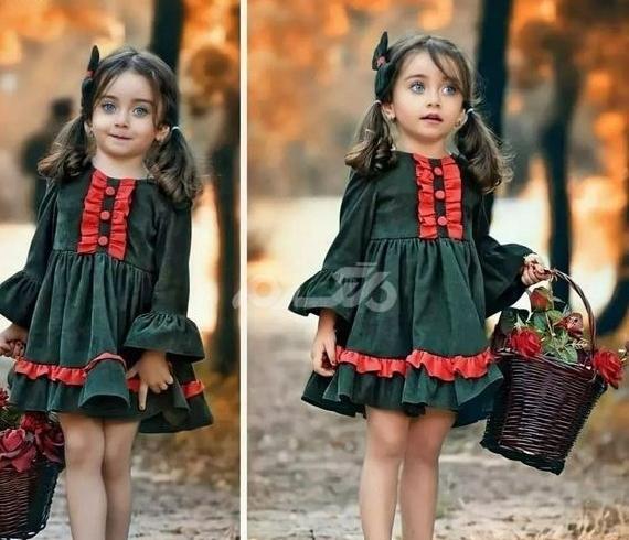 عکس دوخت لباس یلدا برای کودک