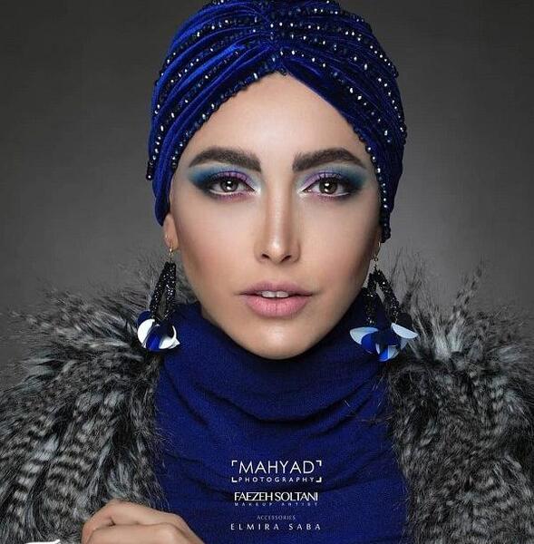 عکس ساناز طاری در شمعدونی