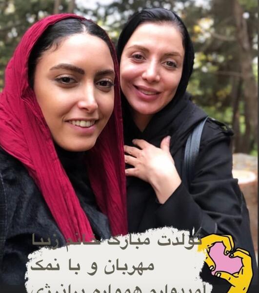 عکس ساناز طاری در شمعدونی