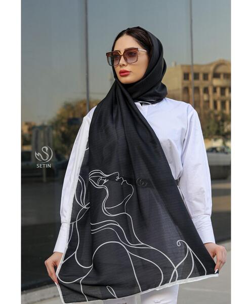 عکس شال دخترانه شیک مشکی