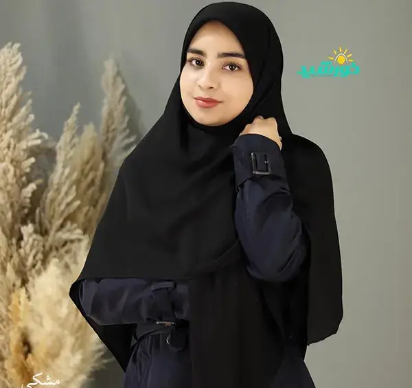 عکس شال دخترانه شیک مشکی